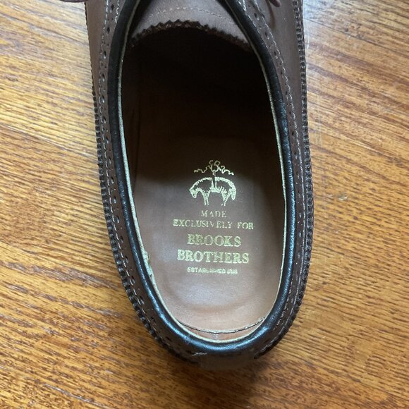 NWOT Alden Men's Size 8.5D Medallion Wingtip Oxfords - Picture 2 of 8